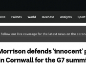 莫里森借G7寻根，祖上身份被曝光：因盗窃2.5公斤纱线被流放澳大利亚